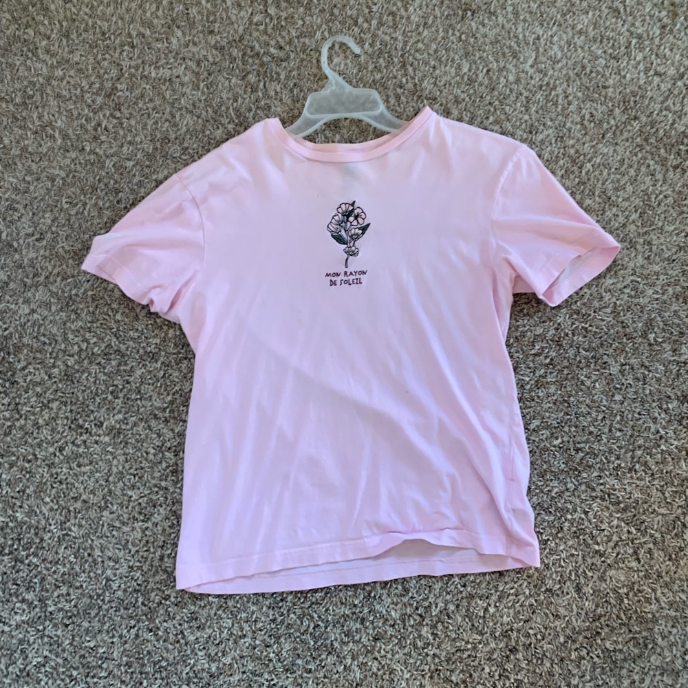 'Pink Flower' Tee Shirt